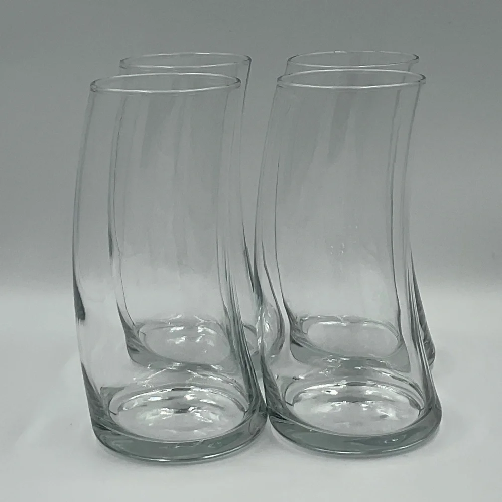 Libbey Bravura Clear Drinking Glasses-Set of 4